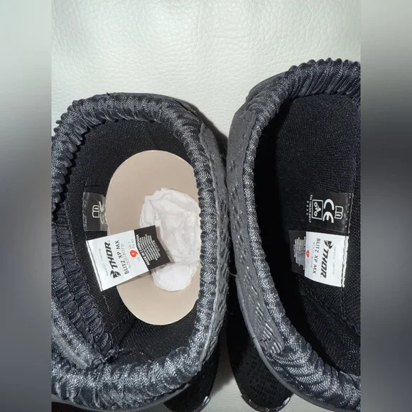 NWT Thor Blitz XP MX Motorcross Motorcycle Riding Boots - Black - Picture 2 of 7